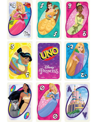 Board Game Mattel UNO - Disney Princess - Card Game 