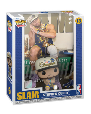 Bobble Figure Basketball - NBA Golden State Warriors POP! Magazine Covers - Stephen Curry #13 