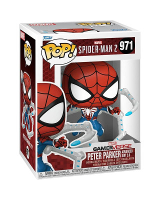 Bobble Figure Marvel - Spider-Man 2 POP! - Peter Parker Advanced Suit 2.0 