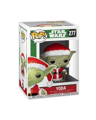 Bobble Figure Star Wars Hoilday POP! - Santa Yoda 