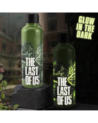 Boca Paladone The Last of Us - Metal Water Bottle Glows in the Dark 