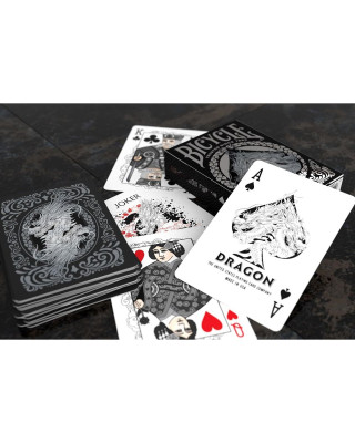 Karte Bicycle Ultimates - Black Dragon - Playing Cards 