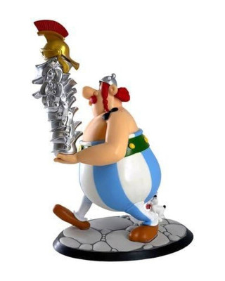 Statue Asterix - Obelix Stack of Helmets and Dogmatix 