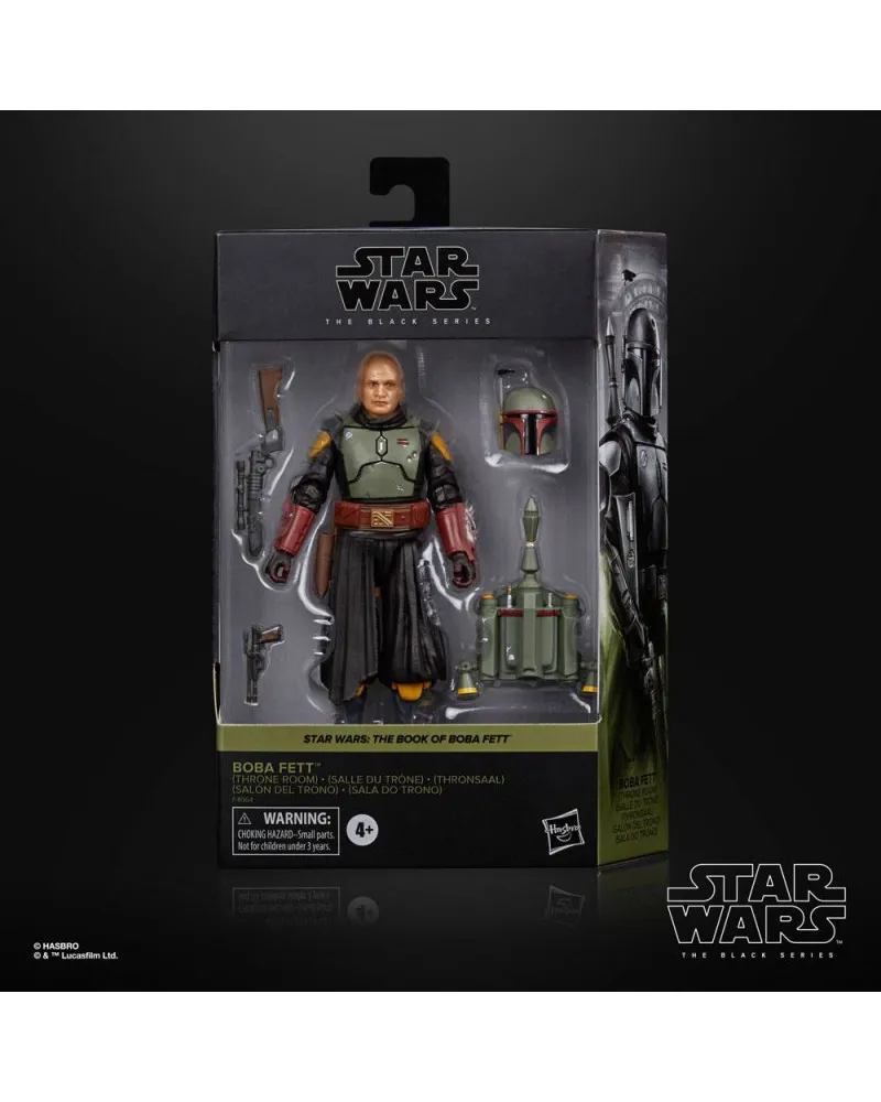 Action Figure Star Wars The Book of Boba Fett - Black Series - Boba Fett (Throne Room) 