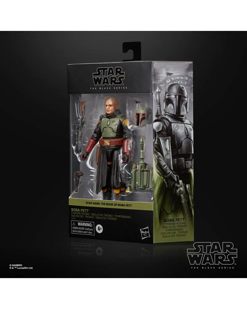 Action Figure Star Wars The Book of Boba Fett - Black Series - Boba Fett (Throne Room) 