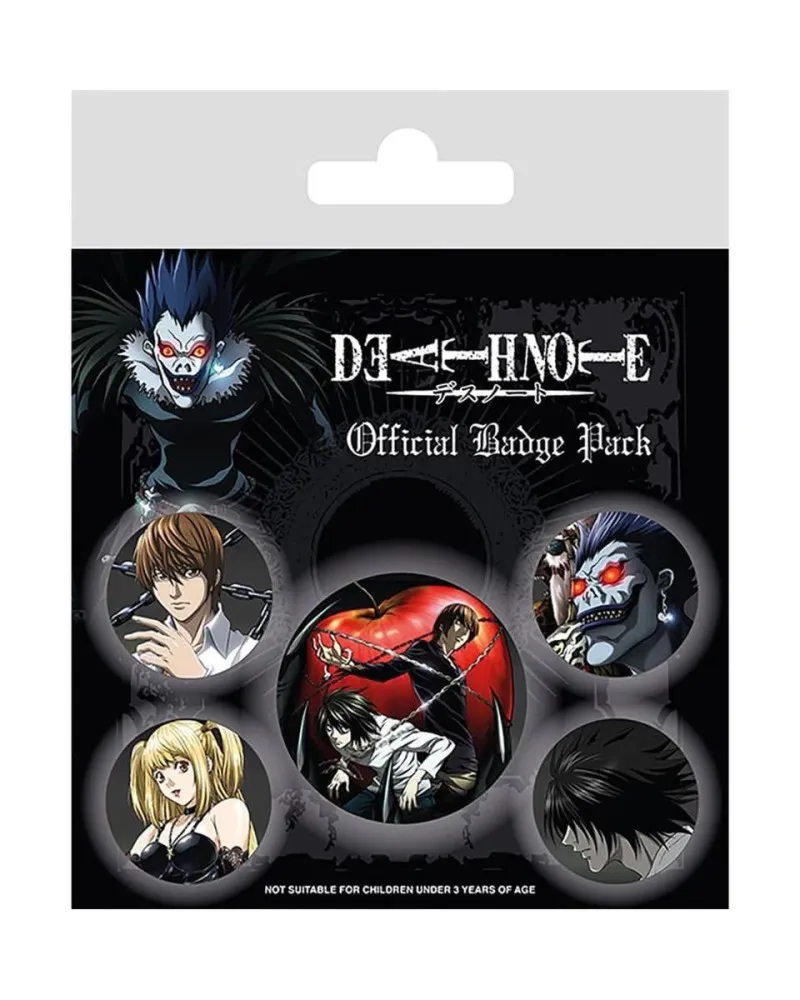 Bedževi Death Note - Badge Pack 