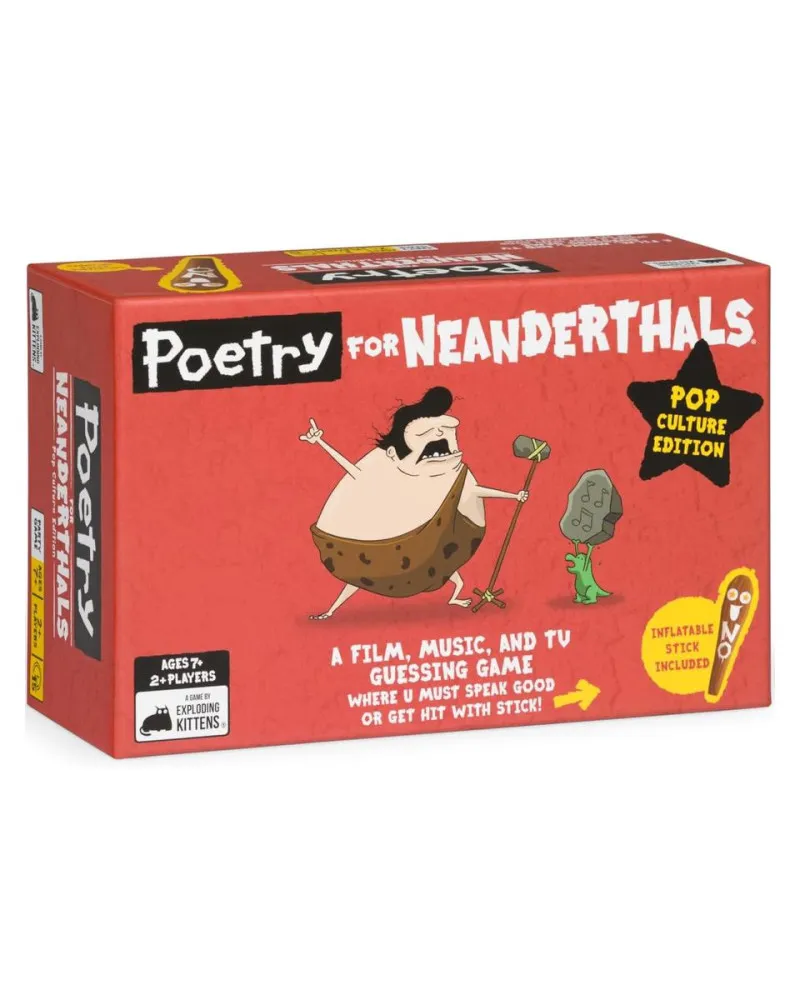 Board Game Poetry for Neanderthals - POP Culture Edition 