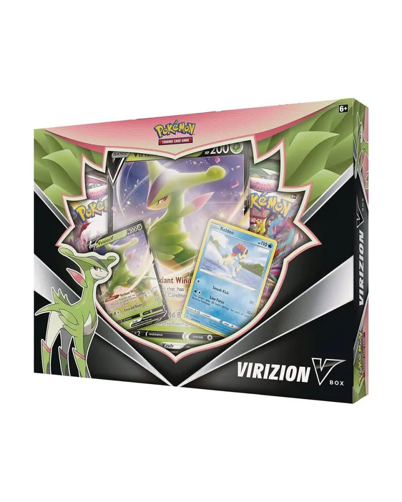 Board Game - Pokemon TCG - Virision V Box (4 Booster Pack) 