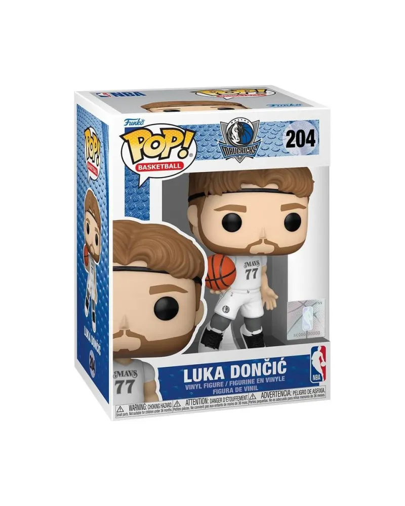 Bobble Figure Basketball NBA - Dallas Mavericks POP! - Luka Doncic #204 (City Edition 24-25) 