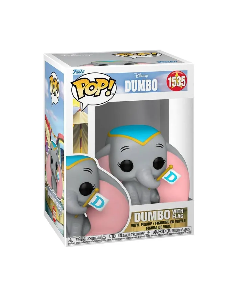 Bobble Figure Disney - Disney POP! - Dumbo with Flag 