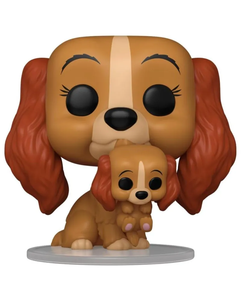 Bobble Figure Disney - Lady and the Tramp POP! - Lady with Puppy 