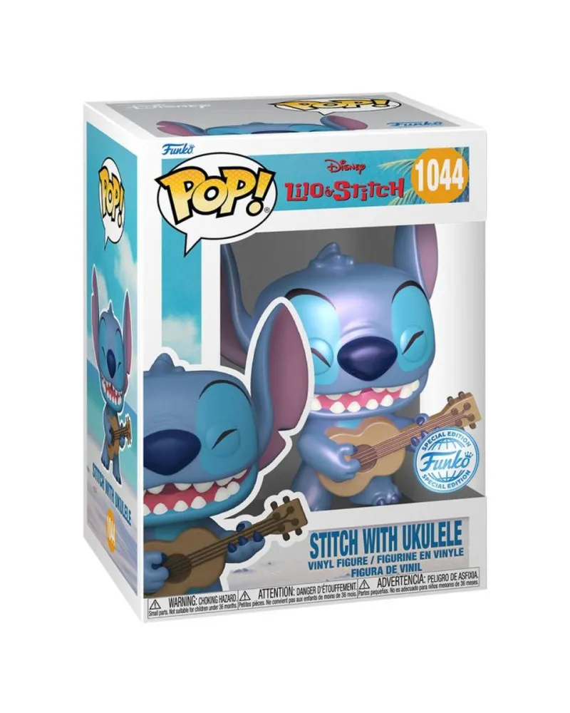 Bobble Figure Disney - Lilo & Stitch POP! - Stitch with Ukelele - Special Edition 