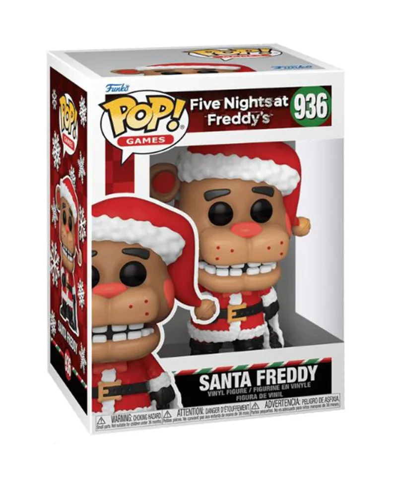 Bobble Figure Games - Five Nights at Freddy's POP! - Santa Freddy 