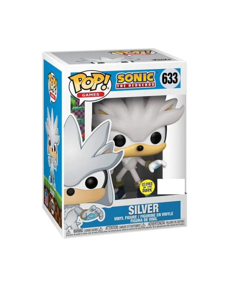 Bobble Figure Games - Sonic the Hedgehog POP! - Silver - Glows in the Dark 