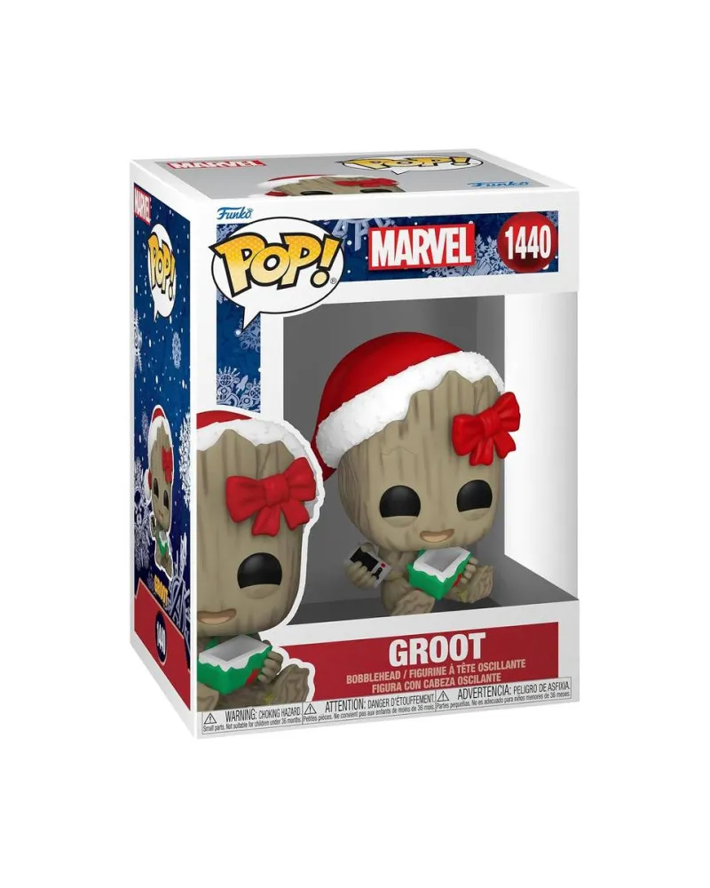 Bobble Figure Marvel Holiday POP! - Groot 