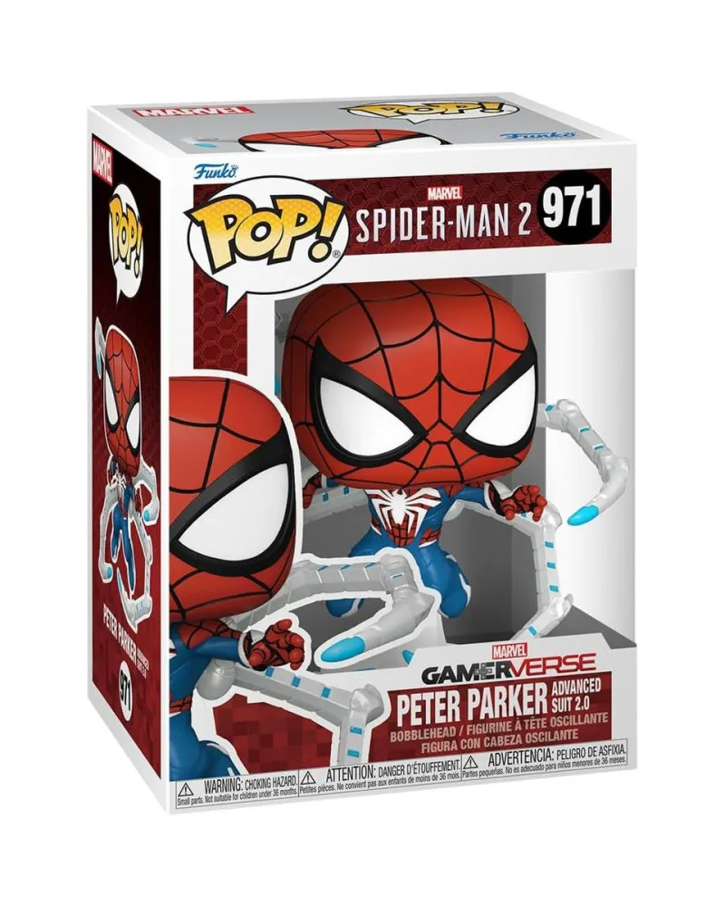 Bobble Figure Marvel - Spider-Man 2 POP! - Peter Parker Advanced Suit 2.0 