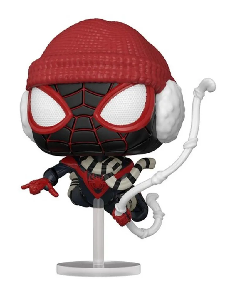 Bobble Figure Marvel - Spider-Man Miles Morales POP! - Miles Morales Winter Suit 