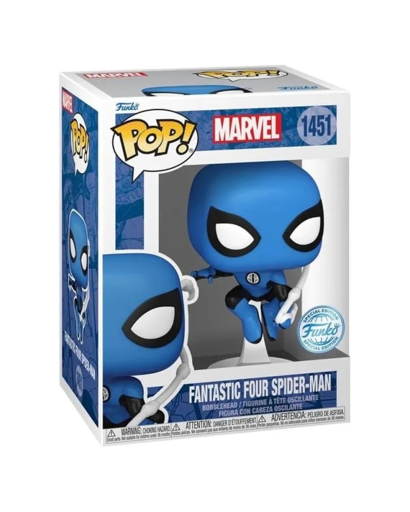 Bobble Figure Marvel - Spider-Man POP! - Fantastic Four Spider-Man 