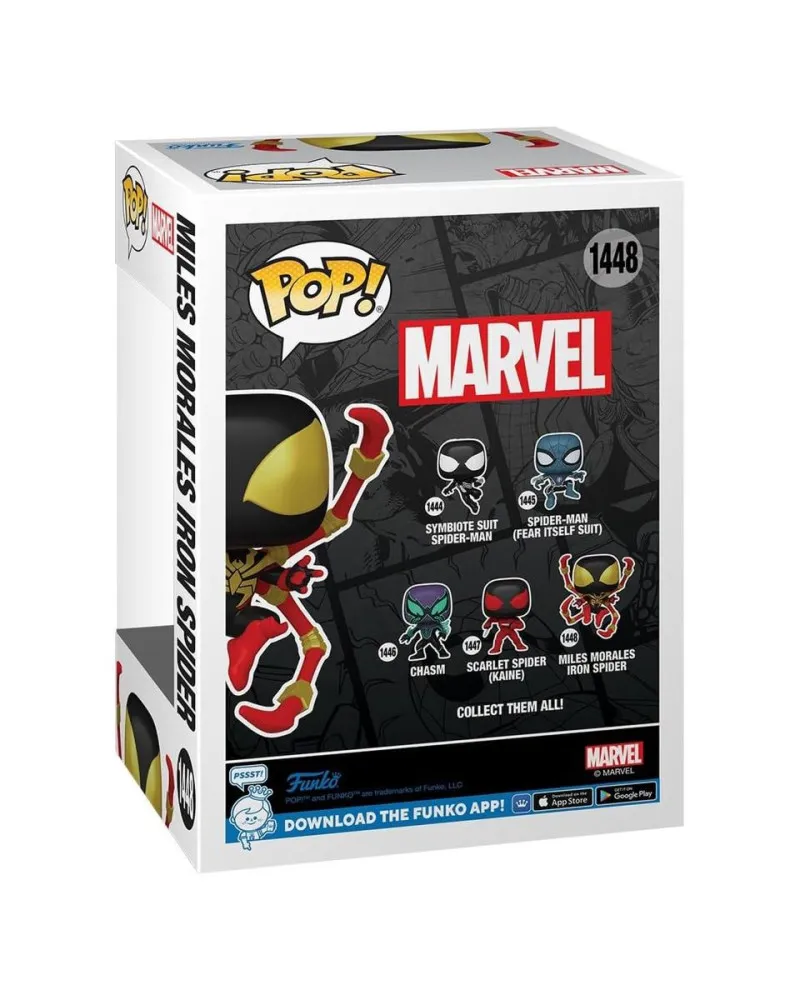 Bobble Figure Marvel - Spider-Man POP! - Miles Morales Iron Spider 