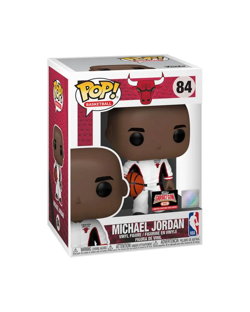 Bobble Figure NBA Legends POP! - Michael Jordan (Bulls White Warmup) Exclusive 