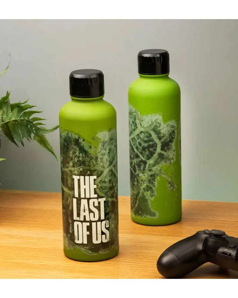 Boca Paladone The Last of Us - Metal Water Bottle Glows in the Dark 