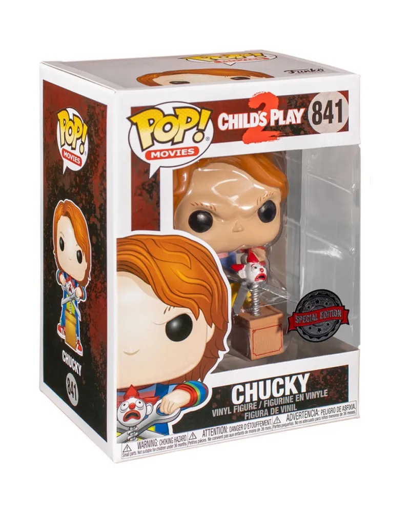 Bobble Figure Child's Play 2 POP! - Chucky with Buddy & Giant Scissors 