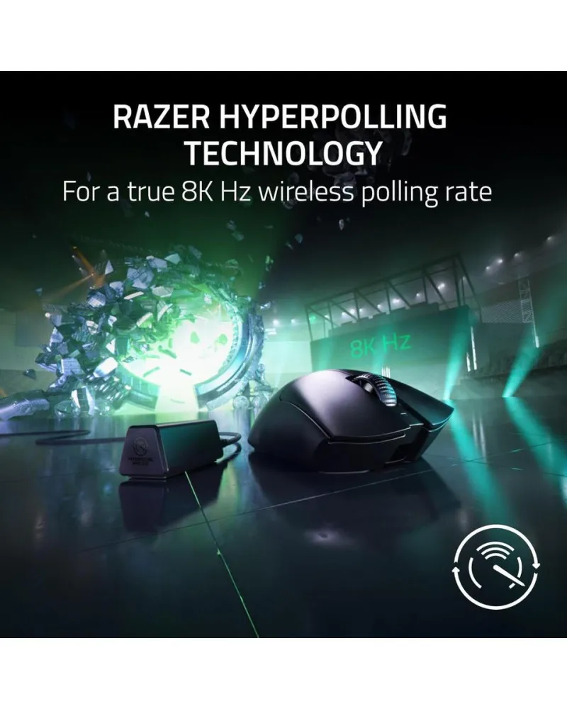 Miš Razer DeathAdder V3 Pro + HyperPolling Wireless 