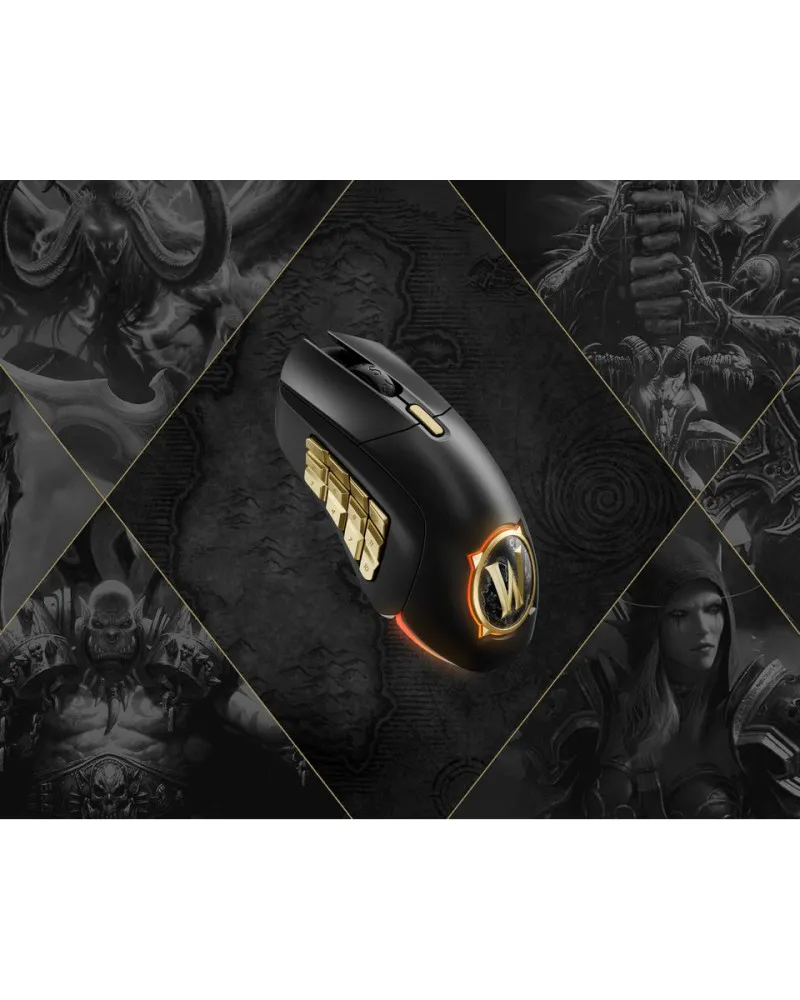 Miš SteelSeries AEROX 9 Wireless - World of Warcraft Edition 