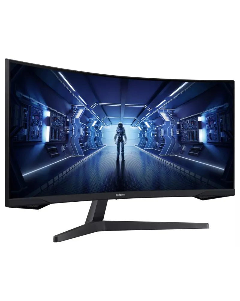 Monitor Samsung 34'' Zakrivljeni LED LC34G55TWWPXEN Black 