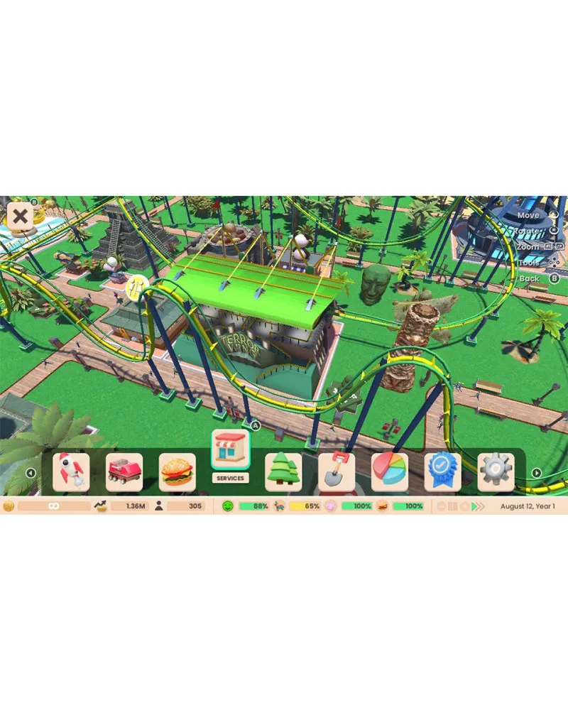 PS4 RollerCoaster Tycoon Adventures Deluxe 