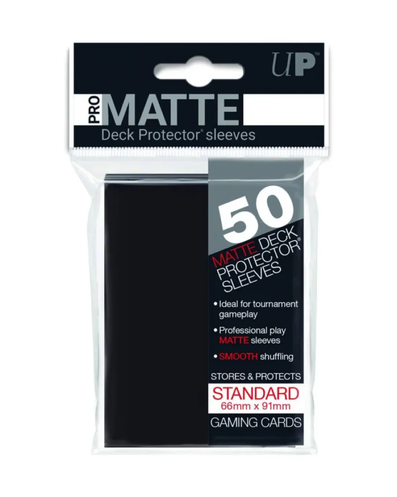 Pro Matte Desk Protector Sleeves 50 Standard Black 