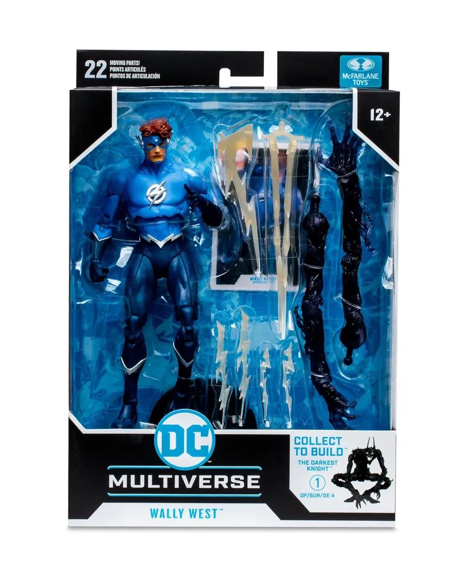 Action Figure DC Multiverse - Build A - Wally West (Speed Metal) 