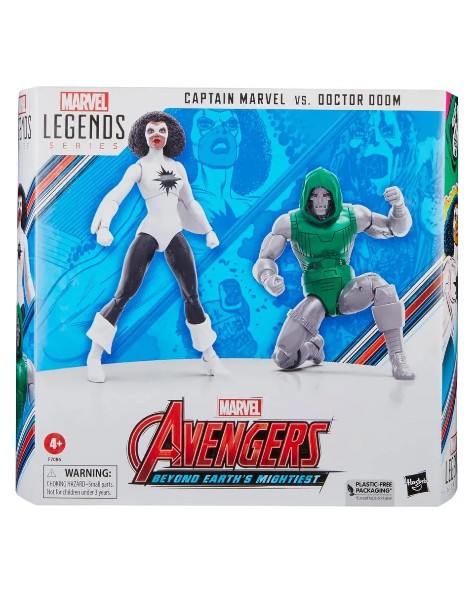 Action Figure Marvel Legends - Avengers Beyond Earth's Mightiest - Captain Marve vs Doctor Doom 