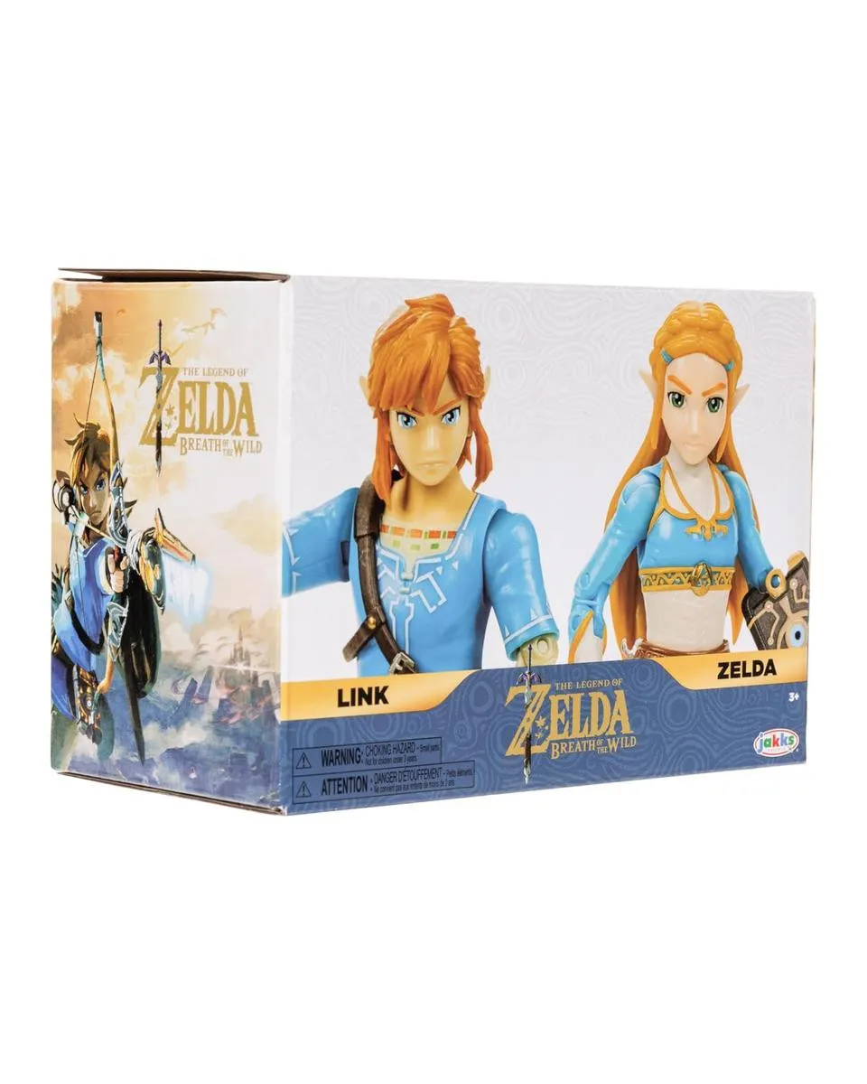 Action Figure The Legend of Zelda Breath of the Wild - Link & Zelda 