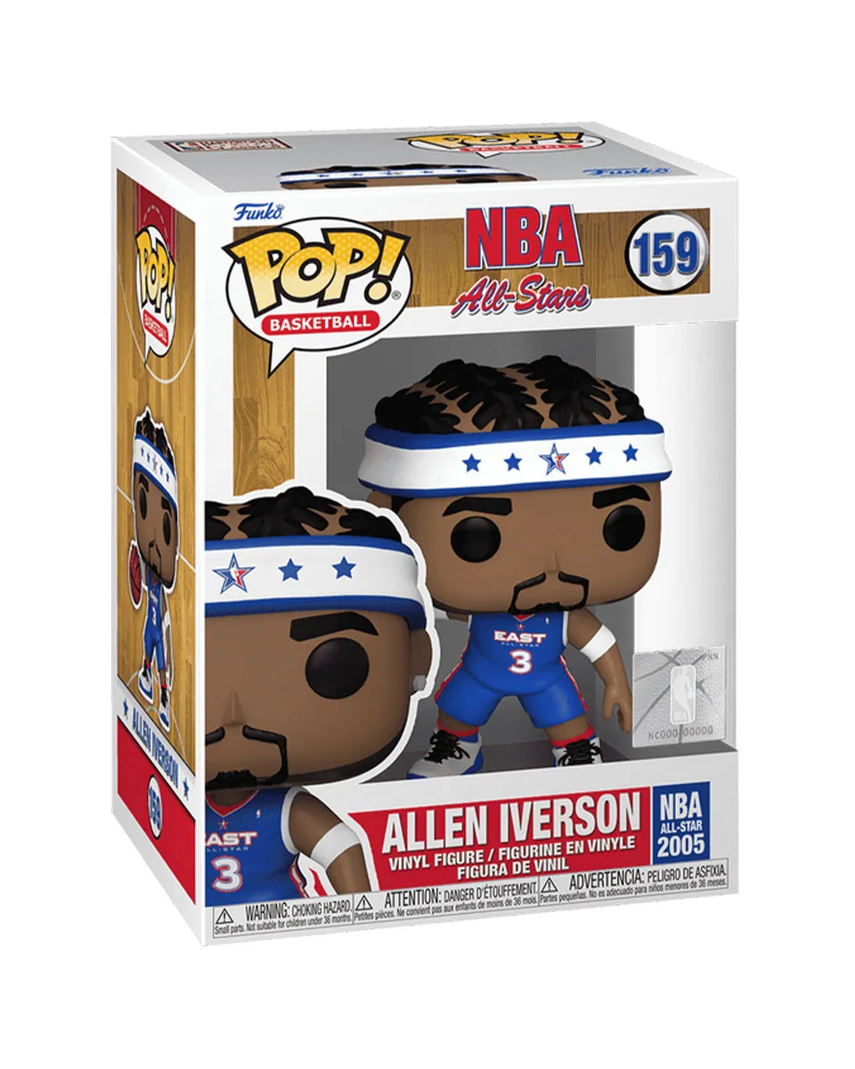 Bobble Figure Basketball - NBA All Stars POP! - Allen Iverson 