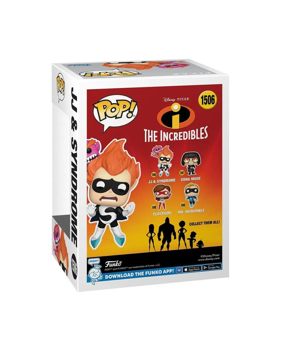 Bobble Figure Disney - The Incredibles POP! - JJ & Syndrome 