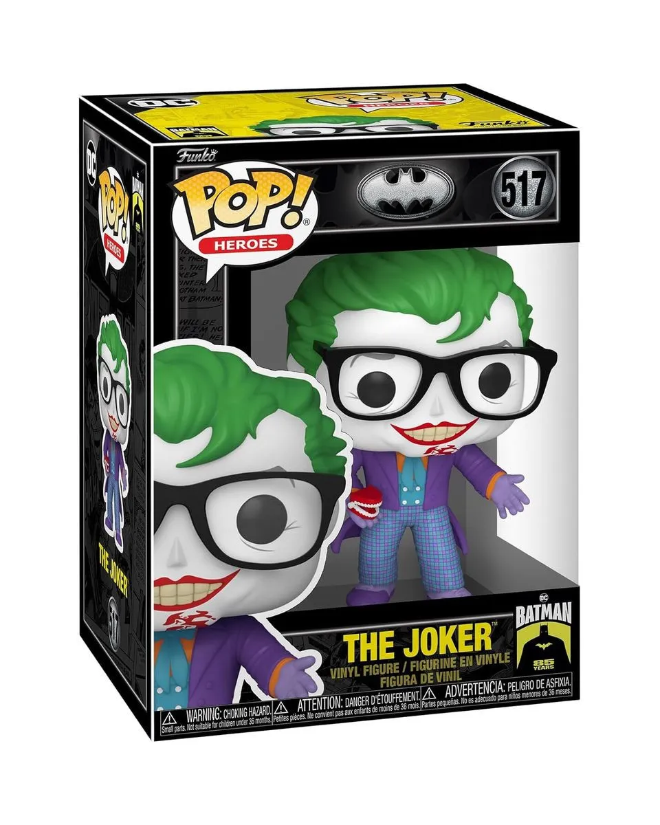 Bobble Figure Heroes - DC Batman 85th Anniversary POP! - The Joker #517 