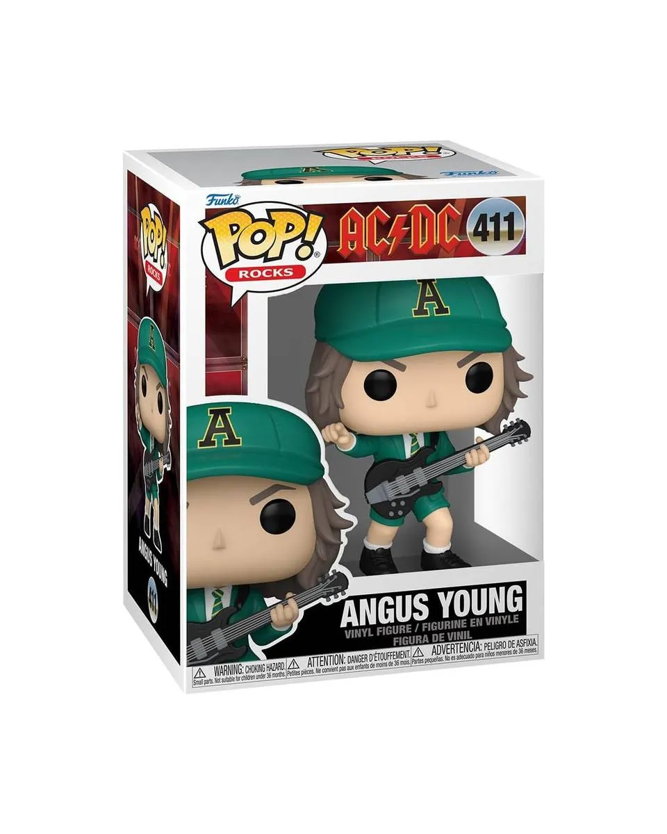 Bobble Figure Rocks - AC/DC POP! - Angus Young #411 