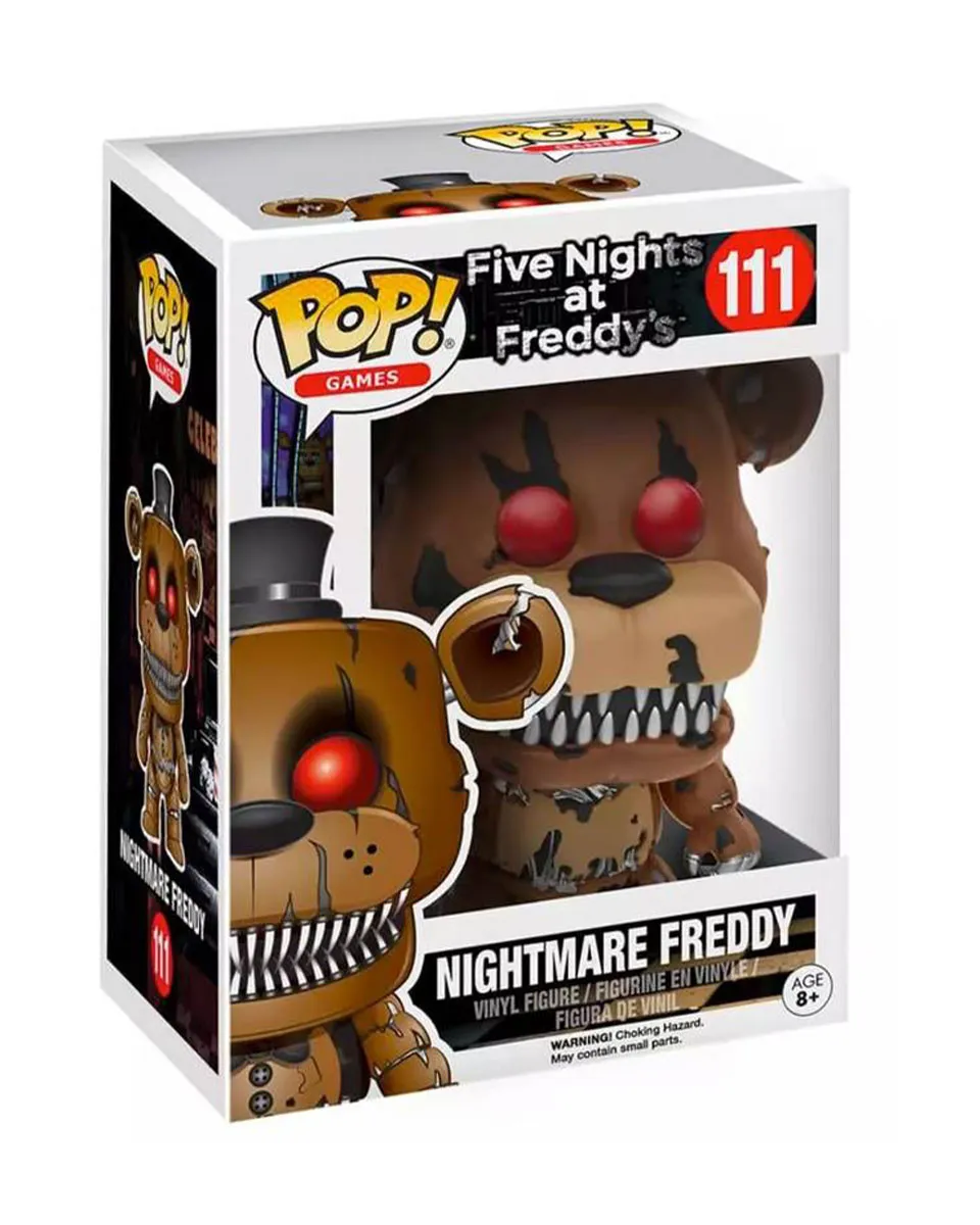 Bobble Figure Games - Five Nights at Freddy's POP! - Nightmare Freddy 