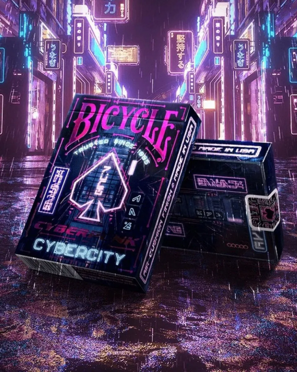 Karte Bicycle Creatives - Cyberpunk Cybercity - Playing Cards 