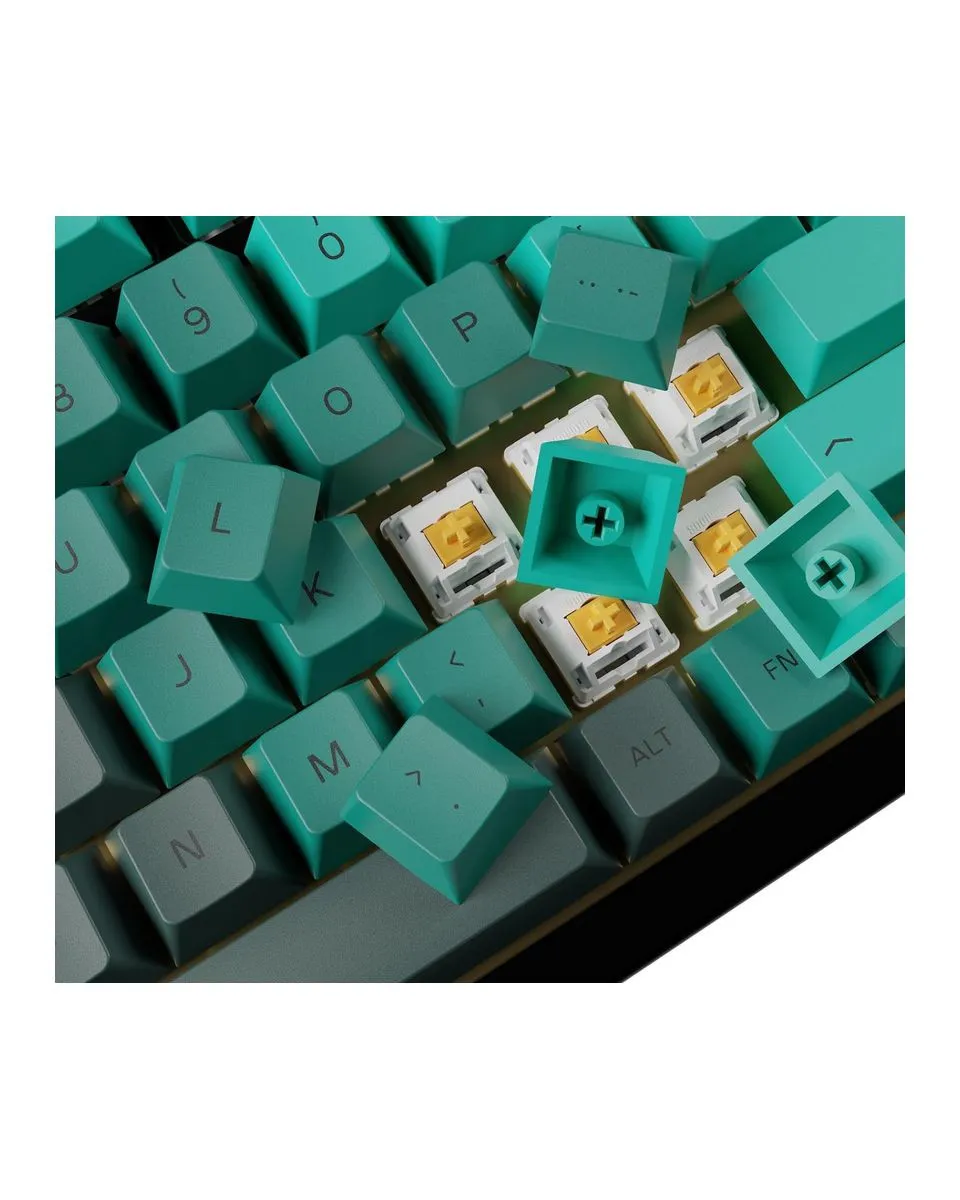 Keycaps Glorious GPBT - Rain Forest 