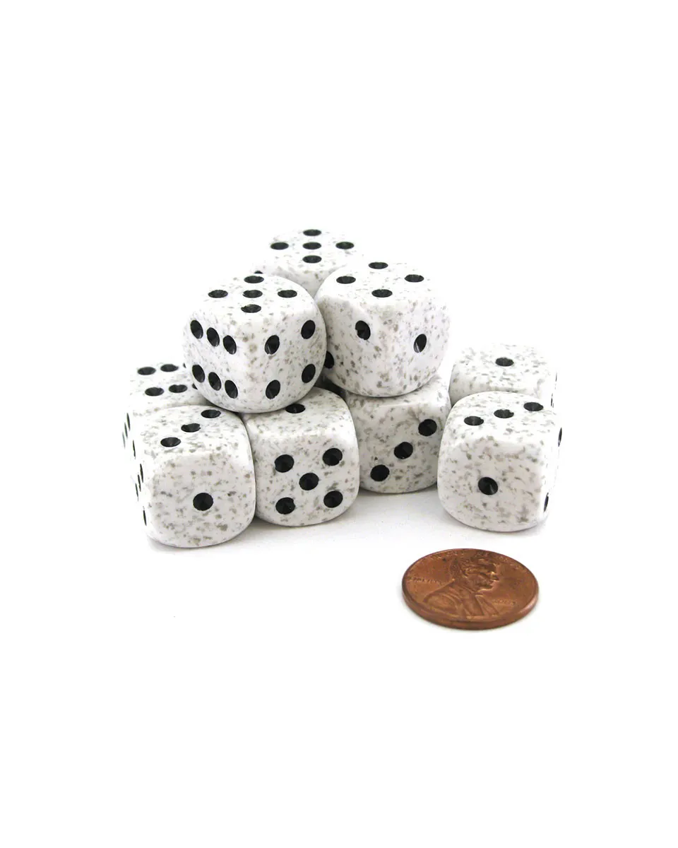 Kockice Chessex - Speckled - Artic Camo - Dice Block (12) 16mm 