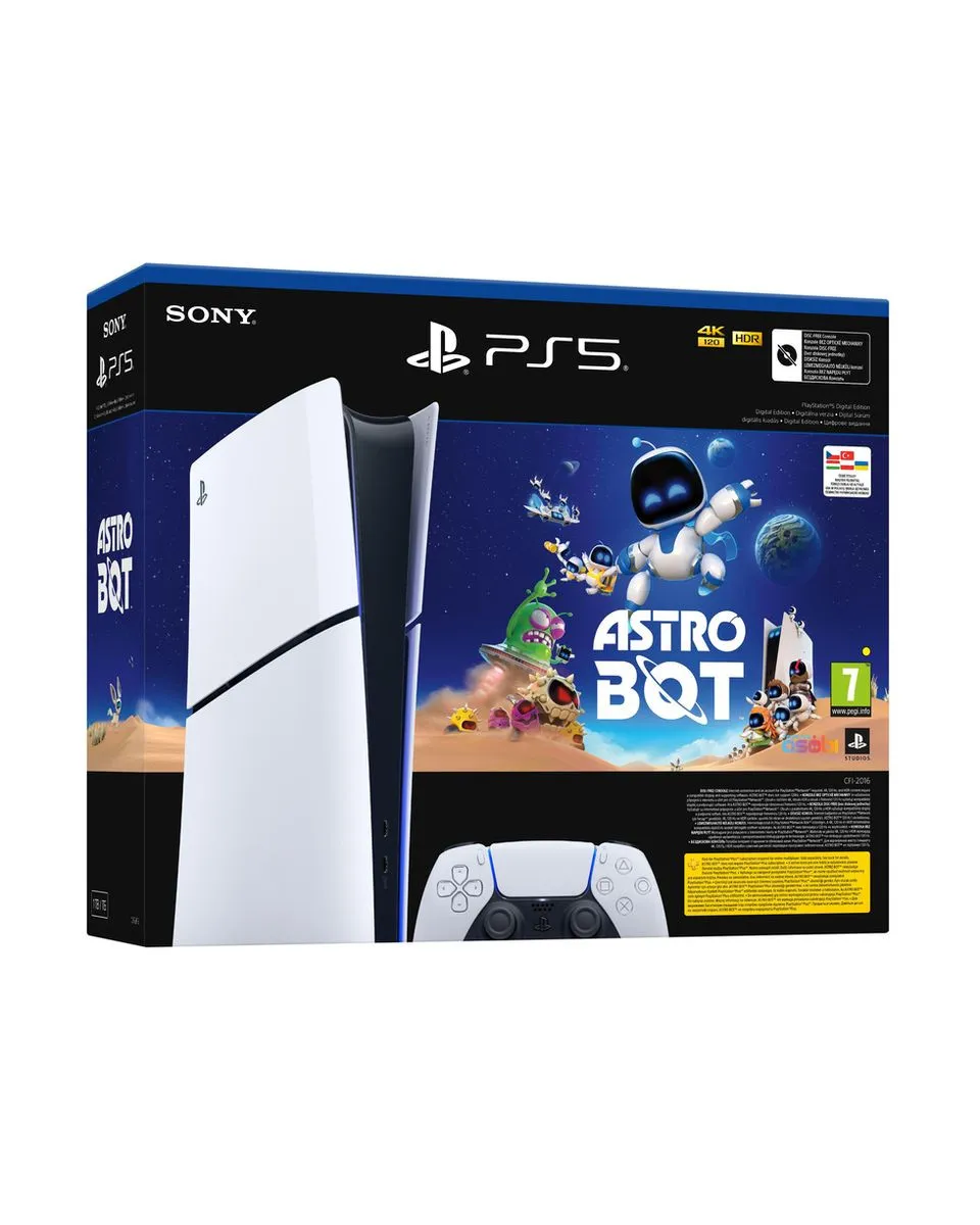 Konzola PlayStation 5 - 1TB Slim - Digital Edition + PS5 Astro Bot 