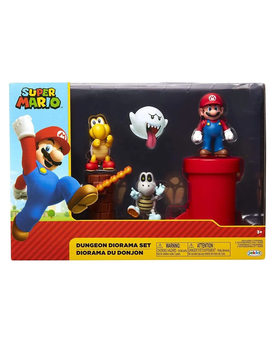 Mini Figure World of Nintendo - Super Mario Dungeon Diorama Set 