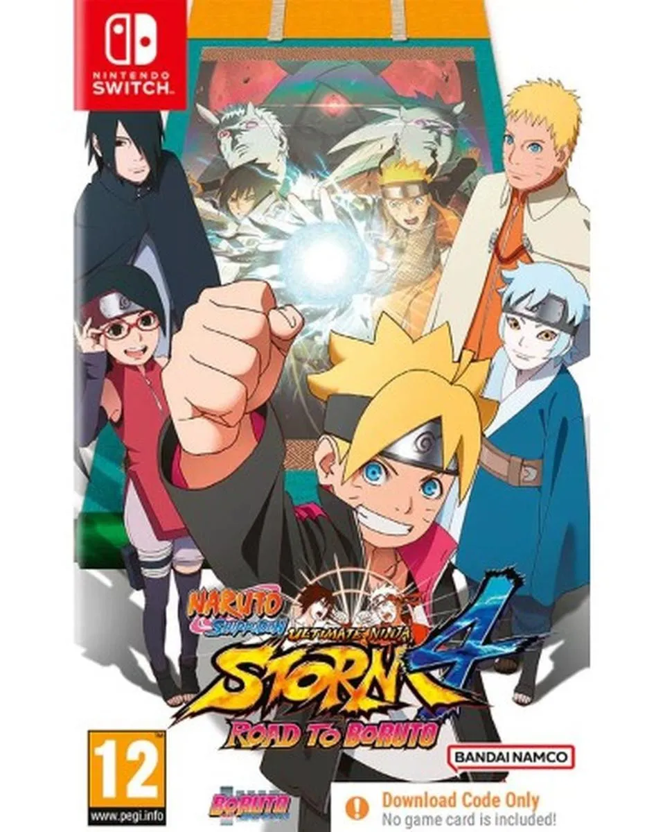 Switch Naruto Shippuden Ultimate Ninja Storm 4 - Road to Boruto - Code in a Box 