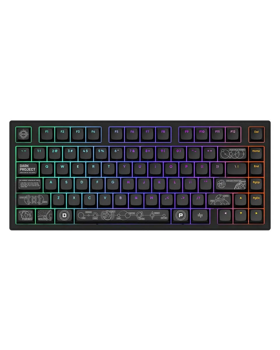 Tastatura Dark Project ALU Terra Nova Black - Wireless Gaming Keyboard (ANSI) 