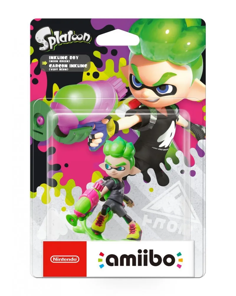 Amiibo Splatoon - Green Boy 